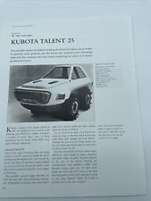 1969 kubota talent d'occasion  Expédié en Belgium