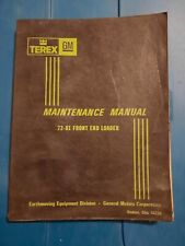 Terex loader maintenance for sale  Southington