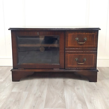 Vintage Mahogany TV Cabinet With Storage Cupboard - F252 for sale  Shipping to South Africa