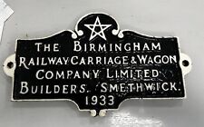 Birmingham railway carriage for sale  TAMWORTH