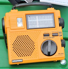 Usado, Grundig FR-200 AM/FM/SW1,2 Receptor Mundial Manivela Radio con Bolsa segunda mano  Embacar hacia Argentina