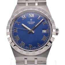 com papel TUDOR Royal Date 28500 mostrador azul relógio automático masculino D#128330 comprar usado  Enviando para Brazil