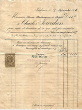 Bordeaux invoices 1885 d'occasion  Expédié en Belgium