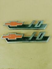 2 Pares de Emblemas Vintage Original OEM 1962 Chevy C10 K10 Bowtie Fender Badge comprar usado  Enviando para Brazil