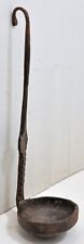 Used, Antique Iron Tipri Tall Oil Spoon Original Old Hand Crafted Fine Engraved for sale  Shipping to South Africa