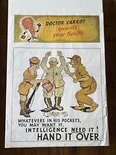 War propaganda poster for sale  BRENTWOOD