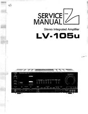 Occasion, Service Manuel D'Instructions pour Luxman LV-105 U d'occasion  Expédié en France