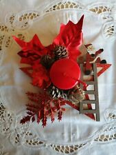 Centrotavola natalizio rosso usato  Formia