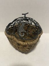 Vintage basket wrought for sale  Paramount