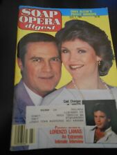 Erika Slezak, Lorenzo Lamas - Revista Soap Opera Digest 1983 segunda mano  Embacar hacia Mexico