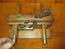 Antique English  Wood & Brass Plow Moulding Plane Signed JOHN McKAY for sale  Shipping to South Africa