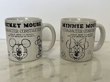 Caneca de construção de personagem Mickey Minnie Mouse Disney autêntica conjunto original comprar usado  Enviando para Brazil