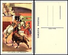 SPAIN Postcard - Bullfighting, Una Vara Coup de Puya "ART" Type B30, used for sale  Shipping to South Africa