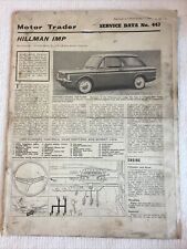 Hillman imp motor for sale  ANDOVER