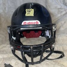 Usado, Capacete de futebol Riddell Speed 360 grande (preto plano com máscara facial preta) comprar usado  Enviando para Brazil