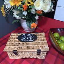 Wicker pinic basket for sale  CHICHESTER