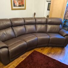 Seater leather sofa for sale  RUGBY