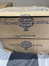 Conjunto 12 copos perfurados de cristal bolha pomar de avelã pé quadrado caixa original MCM, usado comprar usado  Enviando para Brazil