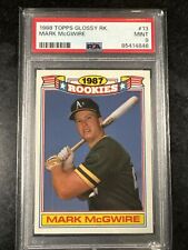 1988 Topps Glossy Rookies Baseball Mark McGwire #13 PSA 9 Mint Quantity Availabl, used for sale  Shipping to South Africa