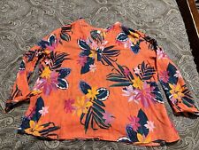 Usado, Blusa feminina Old Navy tamanho XXL linho manga 3/4 havaiana tropical floral comprar usado  Enviando para Brazil