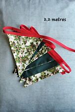 Christmas fabric bunting for sale  ST. AUSTELL