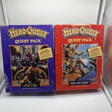 Vintage HeroQuest Kellar's Keep Witch Lord Quest Pack Caixa Mais Algumas Peças Leia comprar usado  Enviando para Brazil