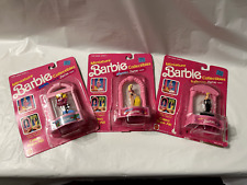 Conjunto de 3 colecionáveis Barbie miniatura Mattel Arco Toys 7478 1988 e 1989 abertos comprar usado  Enviando para Brazil