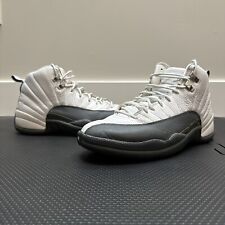 Używany, 2003 Air Jordan XII 12 Retro Flint Grey | 10,5 | Używany | WYMAGA RENOWACJI |  na sprzedaż  Wysyłka do Poland