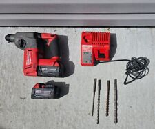 Used, Milwaukee 2712-20 Fuel M18 SDS + 1" Rotary Hammer Drill W/ Accessories  for sale  Shipping to South Africa