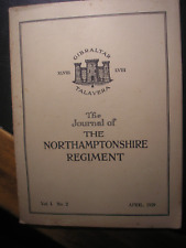 Northamptonshire regiment jour for sale  SOUTHEND-ON-SEA
