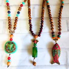 Wood beaded long for sale  Naples