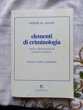 Elementi criminologia michele usato  Trieste