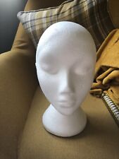 Polystyrene mannequin head for sale  HARWICH