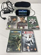 Sony PlayStation Portable PSP-1001w/case - Black  *With 5-Games for sale  Shipping to South Africa