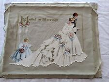 Unframed completed bride for sale  Cary