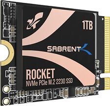SSD SABRENT Rocket 2230 NVMe 4.0 1 TB alto rendimiento PCIe 4.0 M.2 2230 segunda mano  Embacar hacia Argentina