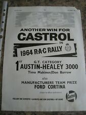 Castrol rac rally for sale  BRISTOL