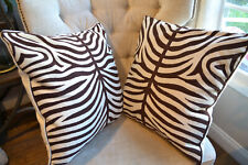 2 throw print zebra pillows for sale  Laguna Niguel