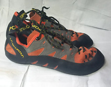 Zapatos de Escalada La Sportiva Tarantulace Cuero Naranja y Negro Talla 12 segunda mano  Embacar hacia Argentina
