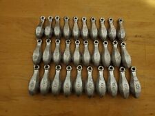 Used, Bank Sinkers 5oz, 6oz, & 8oz 10 each lead fishing weights  for sale  Shipping to South Africa