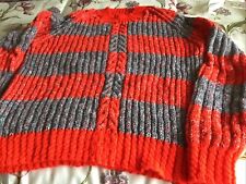 Hand knit red for sale  LYTHAM ST. ANNES