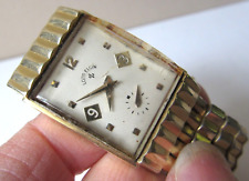 Relógio de pulso masculino vintage década de 1940 ART DECO folheado a ouro Lord Elgin JB Champion BAND, usado comprar usado  Enviando para Brazil