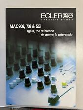 Folleto de ventas de audio mezclador Ecler MAC 90i 70i 55i DJ años 2000 segunda mano  Embacar hacia Argentina