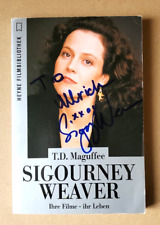 Sigourney Weaver (Orig-Autogramm v. 20.3.2000 in Buch d. "Heyne Filmbibliothek") comprar usado  Enviando para Brazil