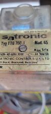 Satronic ttg 760 for sale  SPILSBY