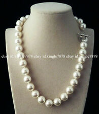 Genuine 8mm Mix Color South Sea Shell Pearl Round Beads Necklace 20" , used for sale  Shipping to South Africa