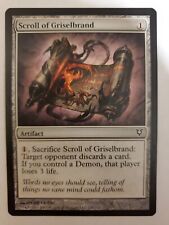 MTG Magic The Gathering Card Scroll of Griselbrand Artifact Avacyn Restored  for sale  Shipping to South Africa