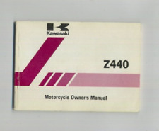 Kawasaki Z440 H1 doble (1982) dueños de fábrica pilotos manual manual Z 440 H ES75, usado segunda mano  Embacar hacia Argentina