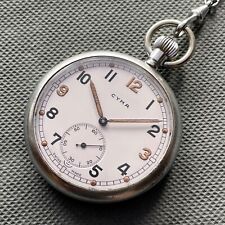 Incrível relógio de bolso militar britânico CYMA G.S.T.P emitido!, usado comprar usado  Enviando para Brazil