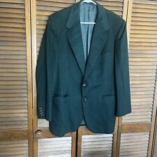 Neiman Marcus Oxxford Blazer Jacket Mens 42 Green Pure Cashmere Shoulder Pads for sale  Shipping to South Africa